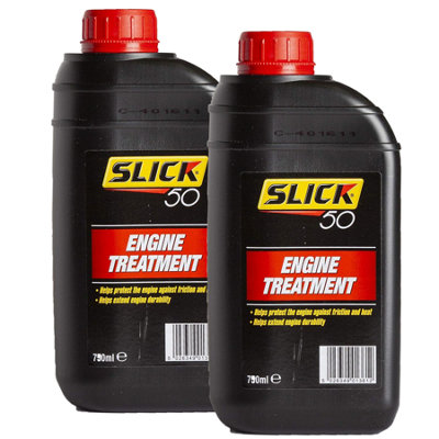 Slick 50 Engine Treatment Oil Additive Petrol & Diesel Extends Engine Life 2X750Ml from B&Q