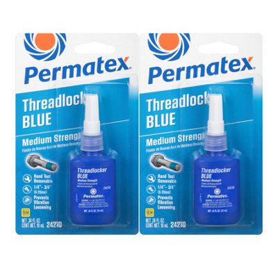 Permatex Threadlock Medium Fast Acting Nut & Bolt Thread Lock Sealant Adhesive  2X10Ml from B&Q