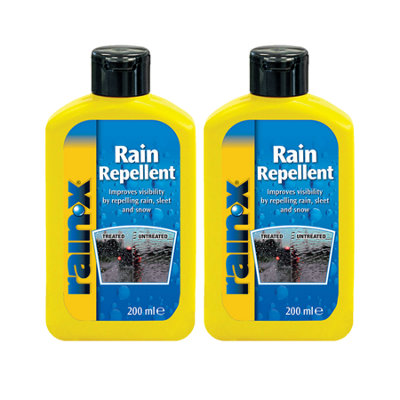 Rain X Rain-X Rain Repellent Hydrophobic Glass Treatment 2X200Ml from B&Q