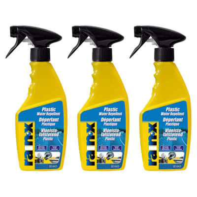 Rain X Rain-X Rain Repellent Hydrophobic Plastic Treatment 3X500Ml from B&Q