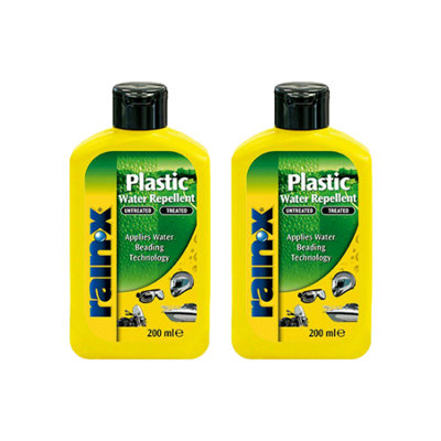 Rain X Rain-X Rain Water Repellent Hydrophobic Plastic Treatment 2X200Ml from B&Q