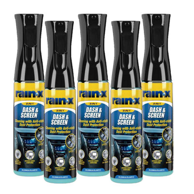 B&Q -  Rain-X Car Interior Cleaner Detailer Plastic Dashboard Dash Protectant  5X300Ml