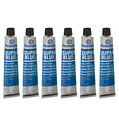 Permatex Rtv Silicone Instant Gasket Maker Blue High Temperature Sealant 6X80Ml from B&Q