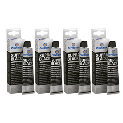 Permatex Rtv Silicone Instant Gasket Maker Black High Temperature Sealant 4X80Ml from B&Q