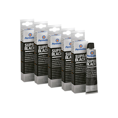 Permatex Rtv Silicone Instant Gasket Maker Black High Temperature Sealant 5X80Ml from B&Q