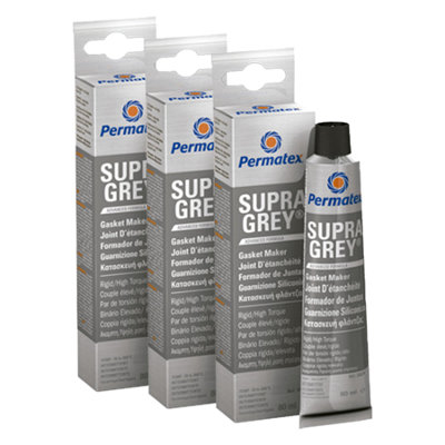 Permatex Rtv Silicone Instant Gasket Maker Grey High Temperature Sealant 3X80Ml from B&Q