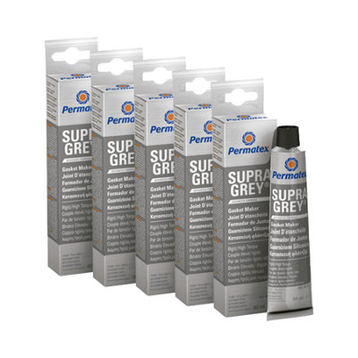 Permatex Rtv Silicone Instant Gasket Maker Grey High Temperature Sealant 5X80Ml from B&Q