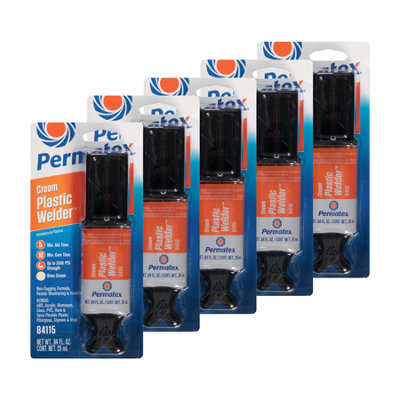 Permatex Plastic Weld High Strength Epoxy Plastic Glue Repair All Type Plastics 5X25Ml from B&Q