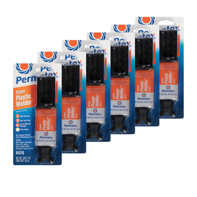 Permatex Plastic Weld High Strength Epoxy Plastic Glue Repair All Type Plastics 6X25Ml from B&Q