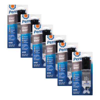 Permatex Multi Metal Epoxy Syringe Chemical Epoxy Metal Repair Dual Syringe 6X50Ml from B&Q