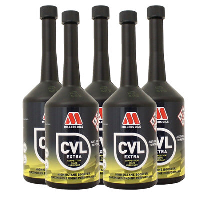 Millers Oils High Octane Booster  Cvl Extra Competition Valve Lubricant 5X500Ml from B&Q