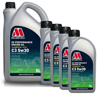 Millers Oils Ee Performance C3 5W-30 5W30 Fully Synthetic Engine Oil 9L from B&Q