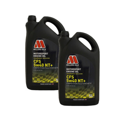 Millers Oils 2X5L Millers 5W40 Fully Synthetic Engine Oil Motorsport Cfs 5W40 Nt+ from B&Q