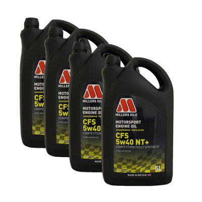 Millers Oils 4X5l Millers 5W40 Fully Synthetic Engine Oil Motorsport Cfs 5W40 Nt+