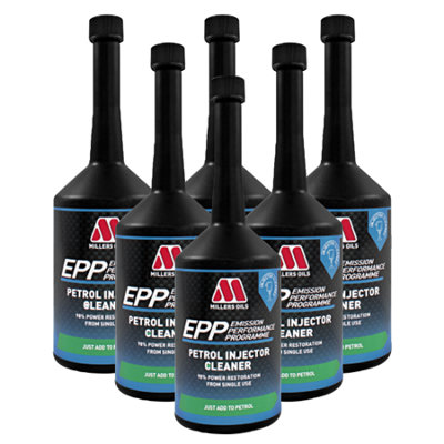 Millers Oils Millers Epp Petrol Injector Cleaner Fuel System Cleaner Treatment Additive 6X400Ml from B&Q