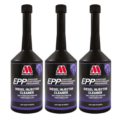 Millers Oils Millers Epp Diesel Injector Cleaner Engine System Fuel Treatment 3X400Ml from B&Q