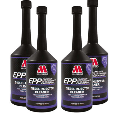 Millers Oils Millers Epp Diesel Injector Cleaner Engine System Fuel Treatment 4X400Ml from B&Q