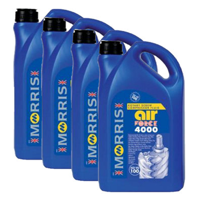 Compressor Oil Iso 100 / Sae30 Morris Air Force 4000 Ashless Compressor Oil 4X5L from B&Q