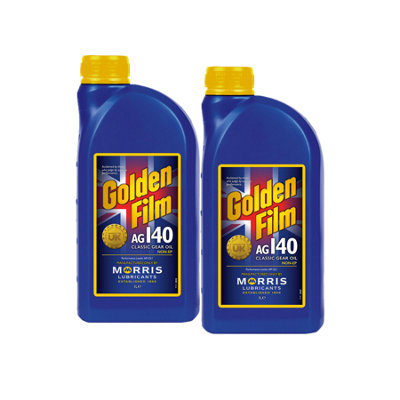 Morris Golden Film Ag140 Classic Gear Oil Mineral Transmission Oil  2X1L from B&Q