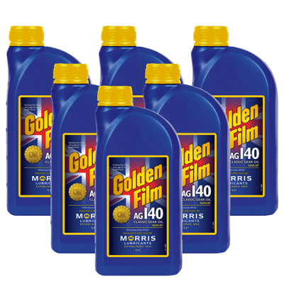 Morris Golden Film Ag140 Classic Gear Oil Mineral Transmission Oil  6X1L from B&Q