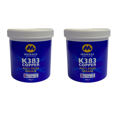 Morris Copper Grease Slip Multi Purpose Anti Seize Assembly Compound 2X500G from B&Q