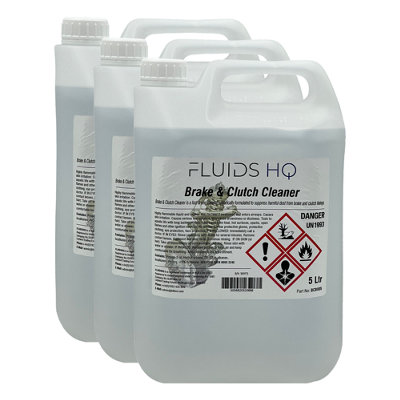 FluidsHQ Blillov Brake & Clutch Cleaner Removes Oil  Grease Dust Pats Degreaser 3X5L from B&Q