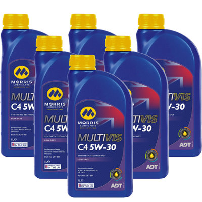 Morris C4 Fully Synthetic Engine Oil 5W-30 Mb 226.51 Renault Rn0720 6X1L from B&Q