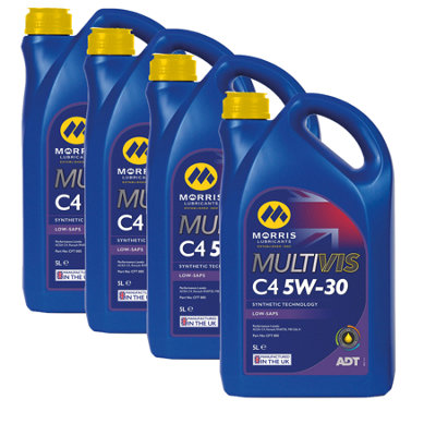 Morris C4 Fully Synthetic Engine Oil 5W-30 Mb 226.51 Renault Rn0720 4X5l Large