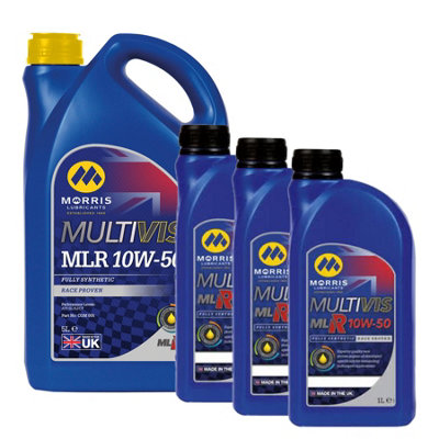 Morris Multivis Mlr 10W-50 Fuly Synthetic Racing Engine Oil Api Sn / Cf 8L from B&Q