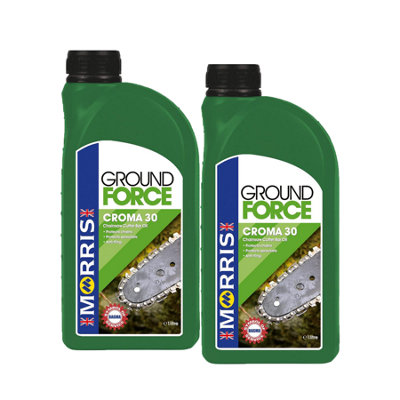 Morris Ground Force Chainsaw Chain Oil Guide Bar Blade Oil 2X1L from B&Q