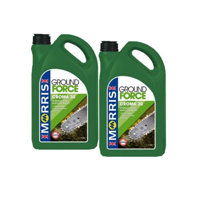 Morris Ground Force Chainsaw Chain Oil Guide Bar Blade Oil 2X5L from B&Q