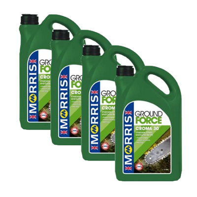 Morris Ground Force Chainsaw Chain Oil Guide Bar Blade Oil 4X5L from B&Q