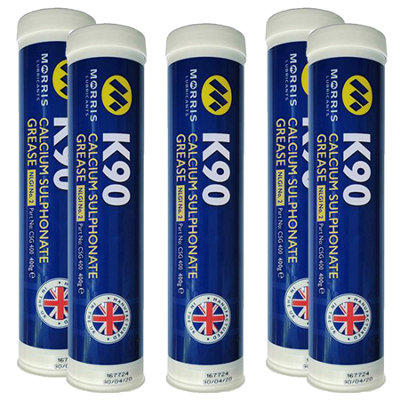 Morris K90 Calcium Sulphonate Grease For Marine & Heavy Mobile Equipment 5X400G from B&Q