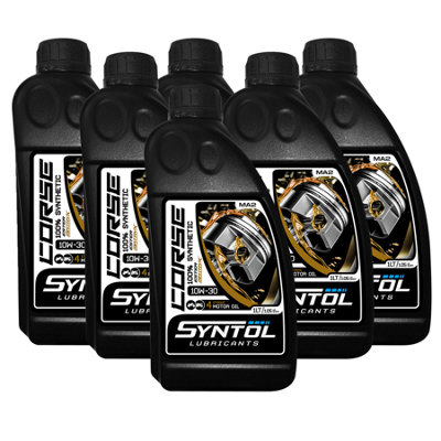 B&Q -  Corse 4T 10W-30 Motorcycle Fully Synthetic Engine Oil Jaso Ma2/ma  6X1L