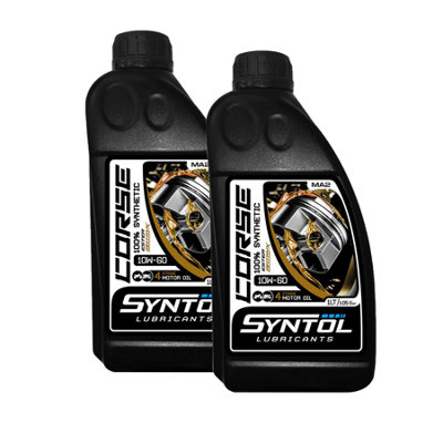 Syntol Corse 4T 10W-60 Motorcycle Fully Synthetic Oil 2X1l