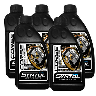Syntol Corse 4T 10W-60 Motorcycle Fully Synthetic Oil 5X1l