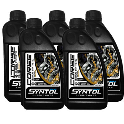Syntol Corse 100% Synthetic Gear Oil Motorcycle Mx Off Road 5X1l Light