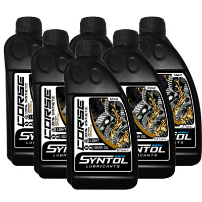 Syntol Corse 100% Synthetic Gear Oil Motorcycle Mx Off Road 6X1l Light