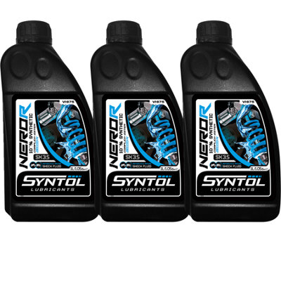 B&Q -  Nero R Sx 3.5 Motorcycle Racing Fork Shock Suspension Fluid 3X1L
