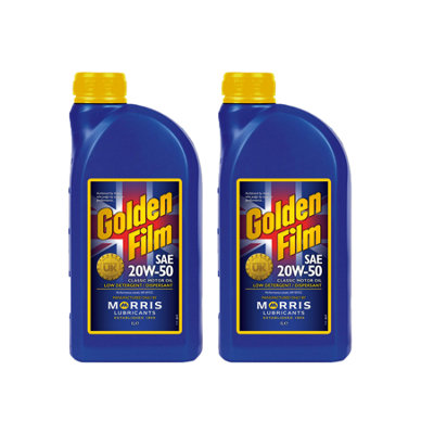 Morris 20W50 Mineral Classic Motor Engine Oil Api Cc/sf Mil-L-2104B 2X1L from B&Q