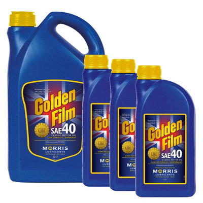 Morris  Sae 40 Classic Motor Oil  Low Detergent / Dispersant Lubricant 8L from B&Q