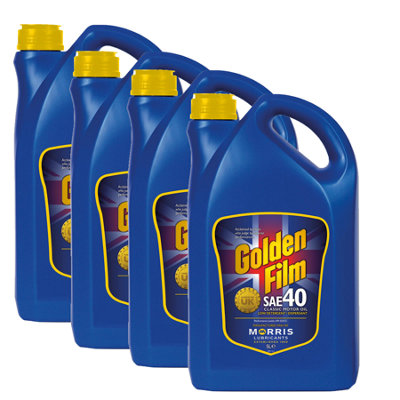 Morris  Sae 40 Classic Motor Oil  Low Detergent / Dispersant Lubricant 4X5L from B&Q