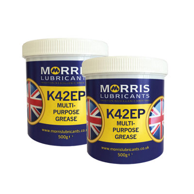 Morris K42Ep General Multi Purpose Lithium Ep Grease Bearings & Chassis 2X500G from B&Q