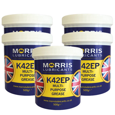 Morris K42Ep General Multi Purpose Lithium Ep Grease Bearings & Chassis 5X500G from B&Q