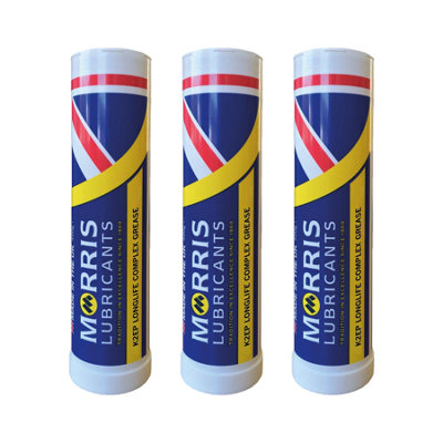 Morris Longlife Red Grease K2Ep Longlife Complex Lithium Grease 3X400G from B&Q