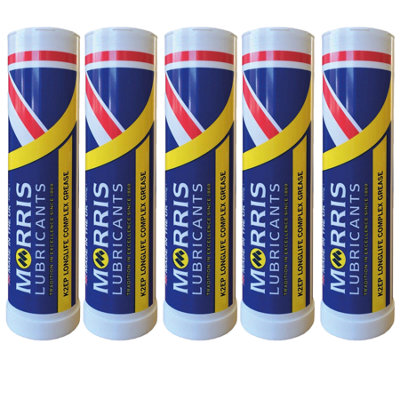 Morris Longlife Red Grease K2Ep Longlife Complex Lithium Grease 5X400G from B&Q