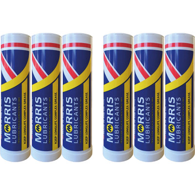 Morris Longlife Red Grease K2Ep Longlife Complex Lithium Grease 6X400G from B&Q