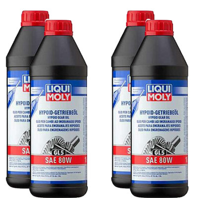 Liqui Moly Hypoid Gear Oil Sae 80W Api Gl5 Man 342 Typ M1 4X1L from B&Q