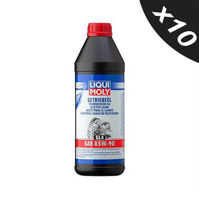 Liqui Moly 85W90 Gear Oil Mineral Transmission Fluid Sae Gl4 Zfte-Ml 10X1L from B&Q