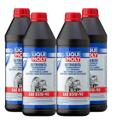 Liqui Moly 85W90 Gear Oil Mineral Transmission Fluid Sae Gl4 Zfte-Ml  4X1L from B&Q